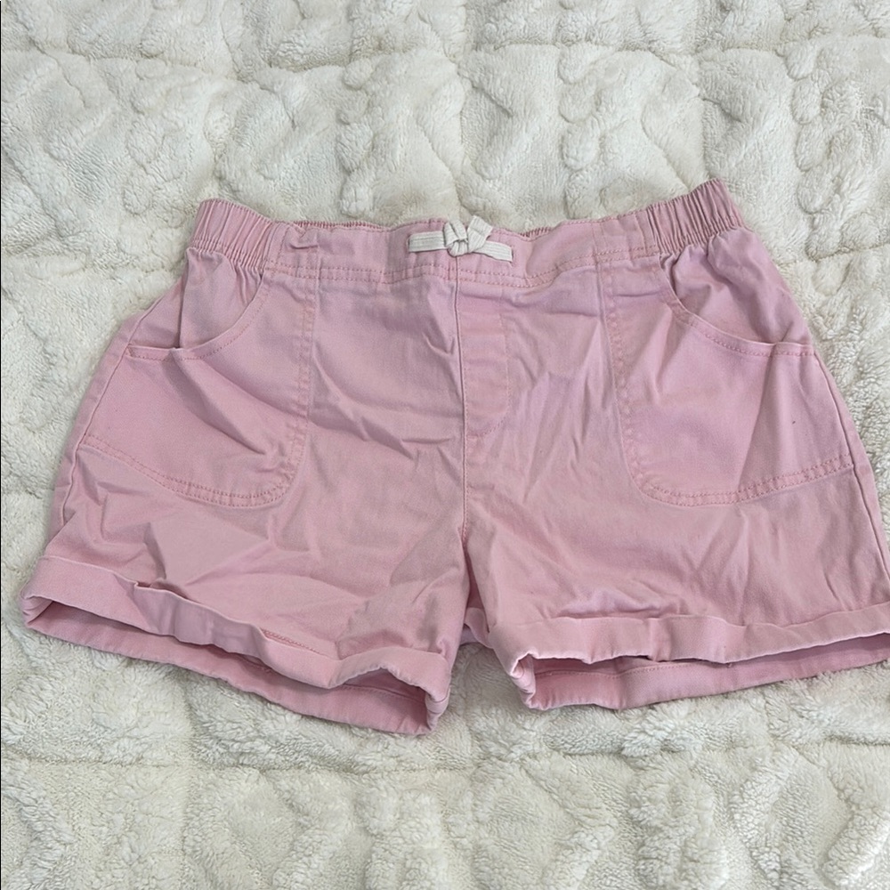 Pink Bow Accent Shorts